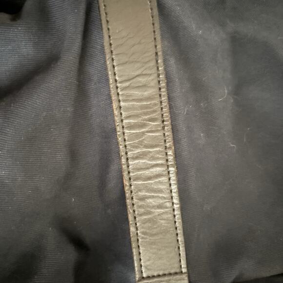 Vintage CC Filson Duffle Bag Navy Twill Leather RARE 23” - Picture 8 of 8